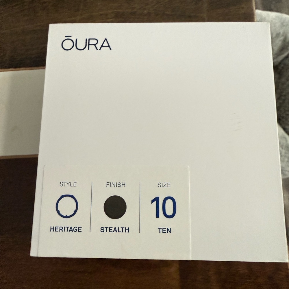Used Oura ring, works great, few scratches from normal wear and tear.
